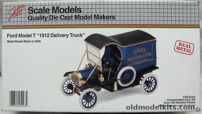Scale Models 1/20 1912 Ford Model T Delivery Truck - (ex Hubley), 4027 plastic model kit